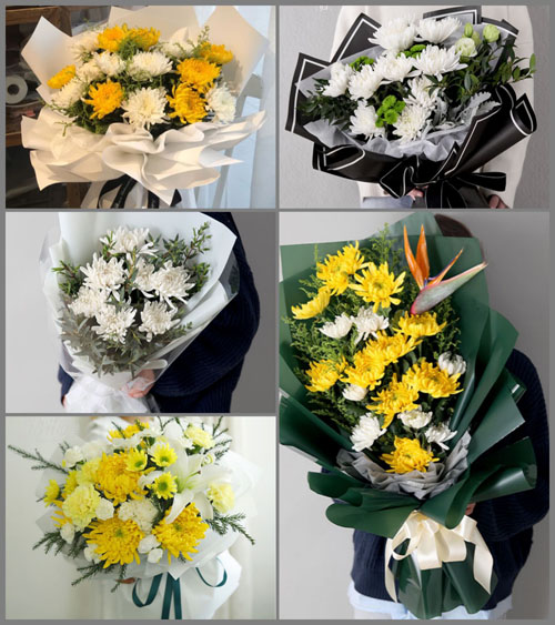 贵州毕节市黔西县五里乡中心村白事花束代送